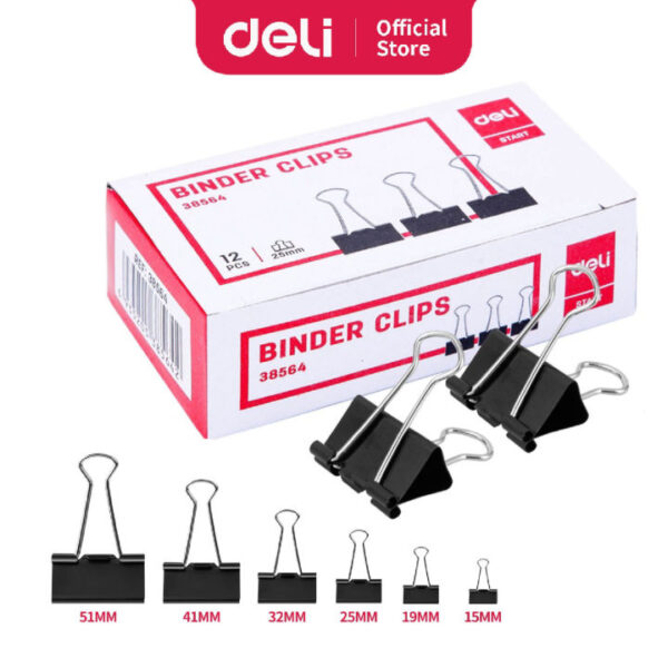 Deli Binder Stainless Clip